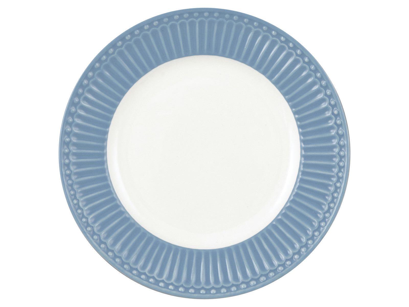 Greengate Alice Frühstücksteller klein sky blue 17,5cm Freisteller 1