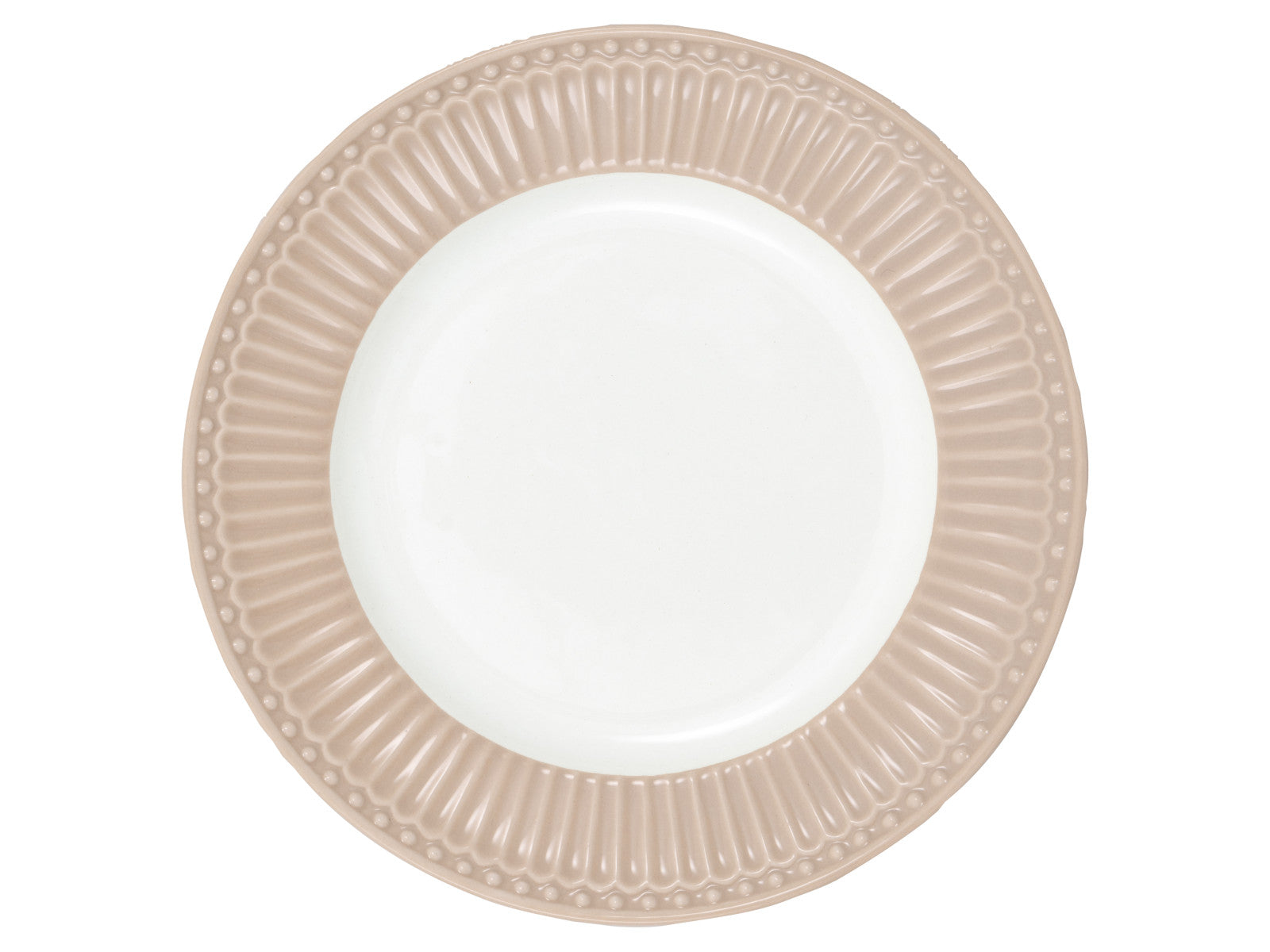 Greengate Alice Frühstücksteller klein creamy fudge 17,5cm Freisteller 1