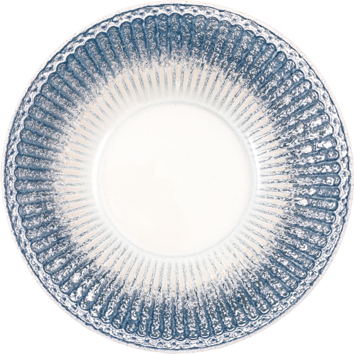 Greengate Alice Pastateller ripple blue 23cm