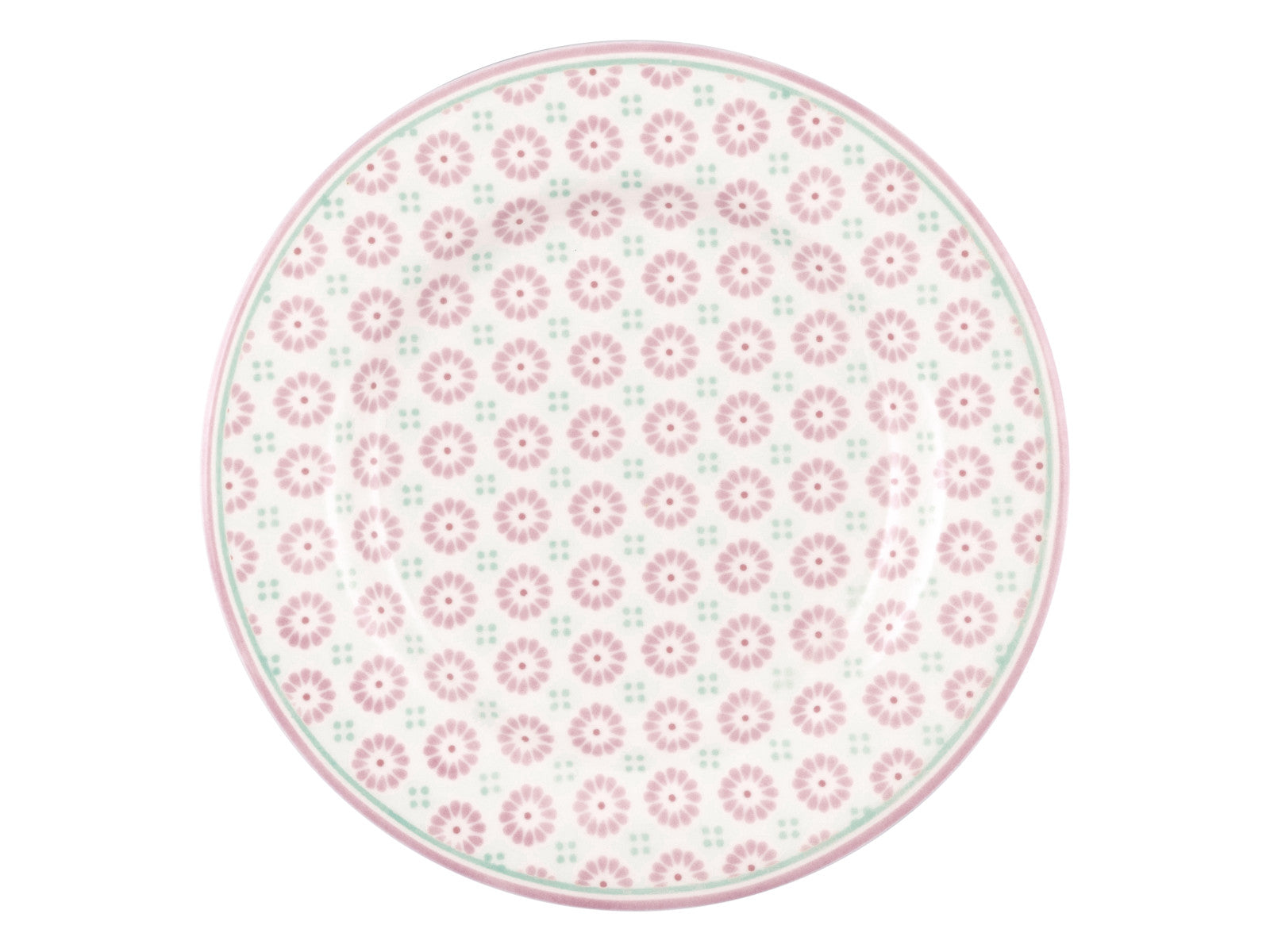 Greengate Narina Brotteller pale pink 15cm Freisteller 1