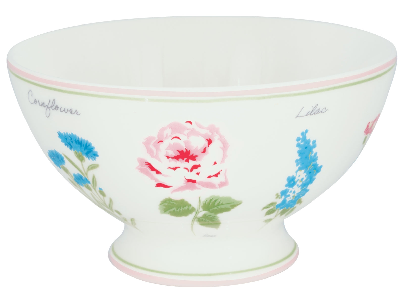 Greengate Agnes Suppenbowl white 15cm Freisteller 2