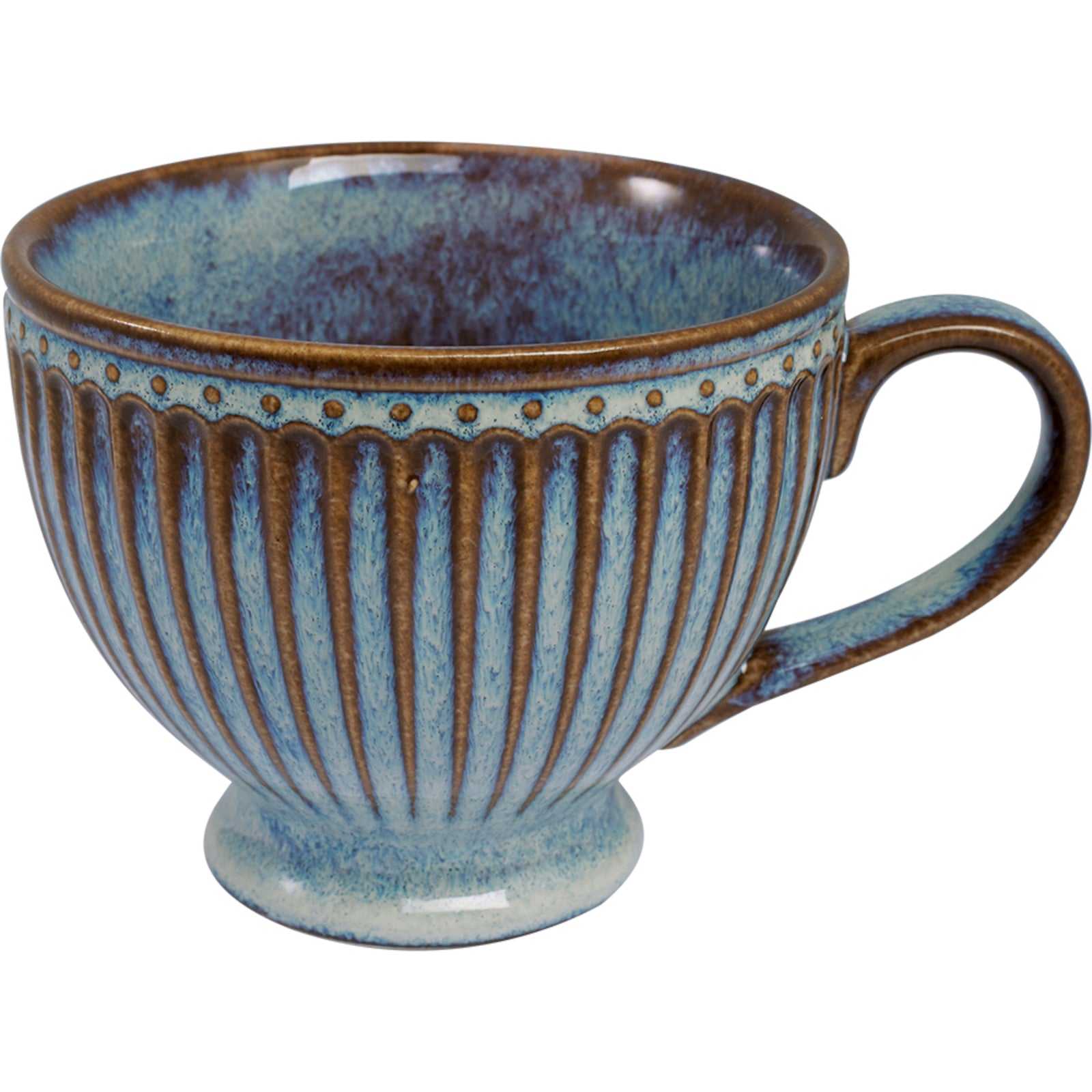 Greengate Alice oyster Teetasse blue 0,4l Freisteller