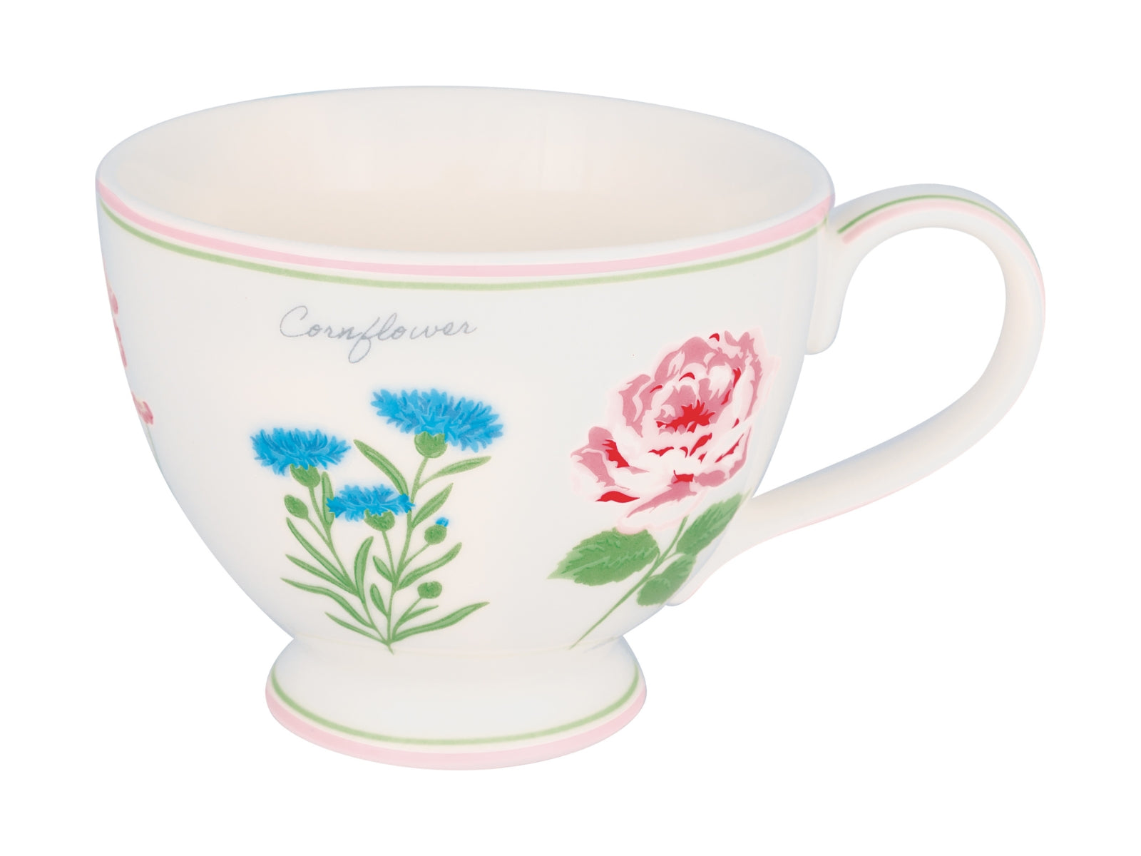 Greengate Agnes Teetasse white 0,4l Freisteller 1