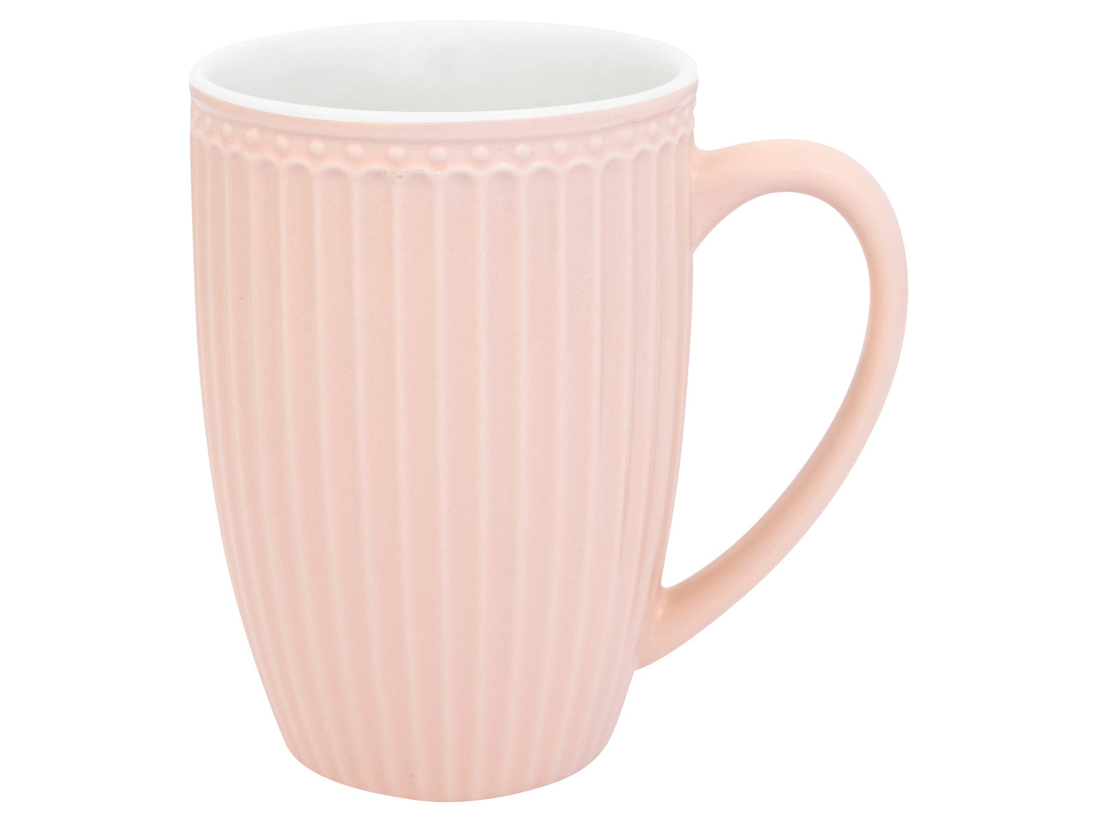 Greengate Alice Becher mit Henkel groß pale pink 0,5l Freisteller 1