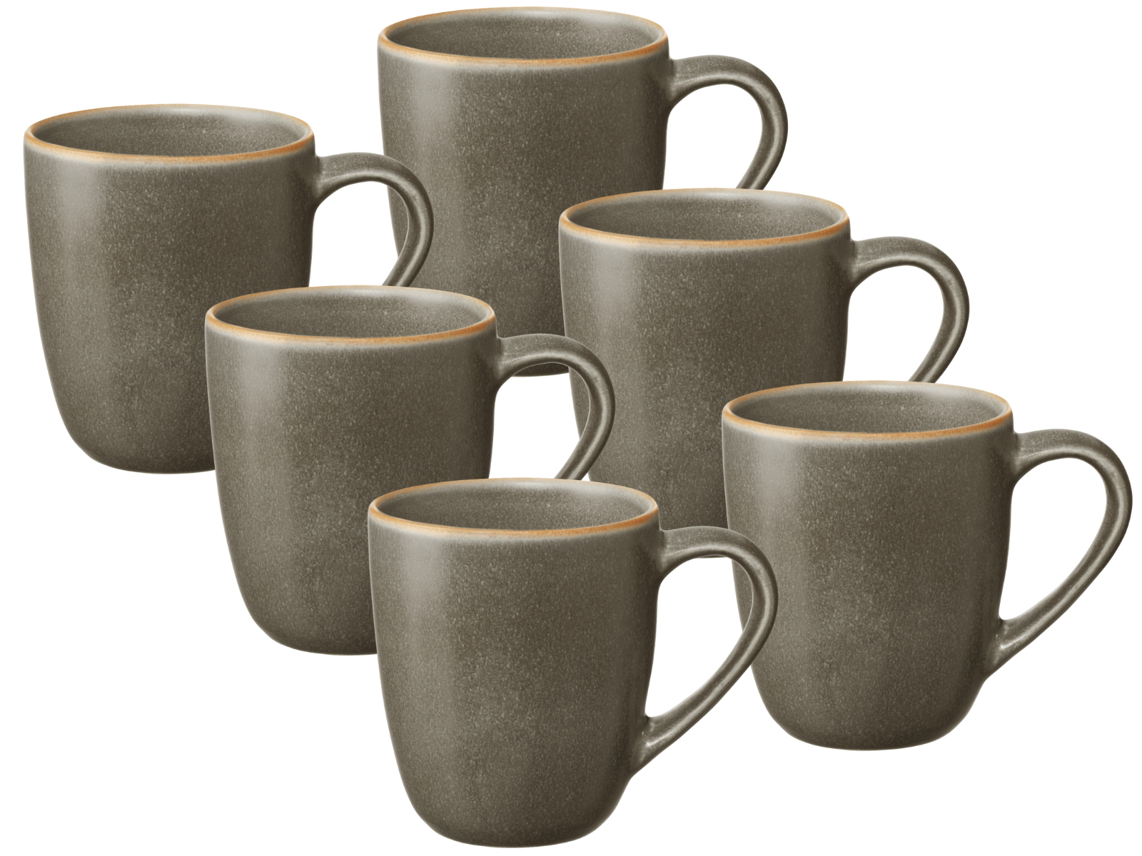 ASA Saisons Henkelbecher beluga 0,25l Set6 Freisteller