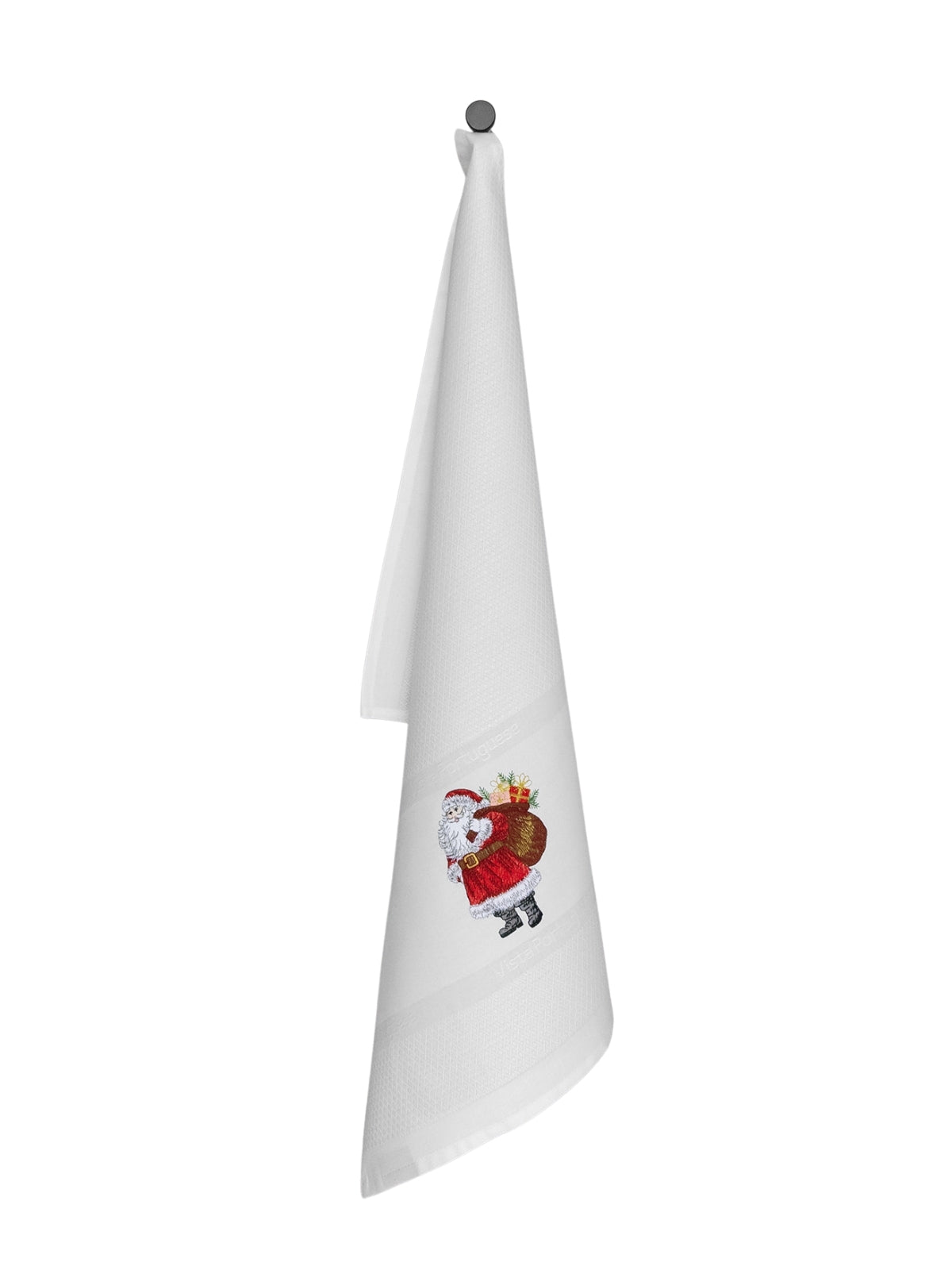 Vista Portuguese Geschirrtuch Santa Claus weiß 50x70cm - Produktbild 1