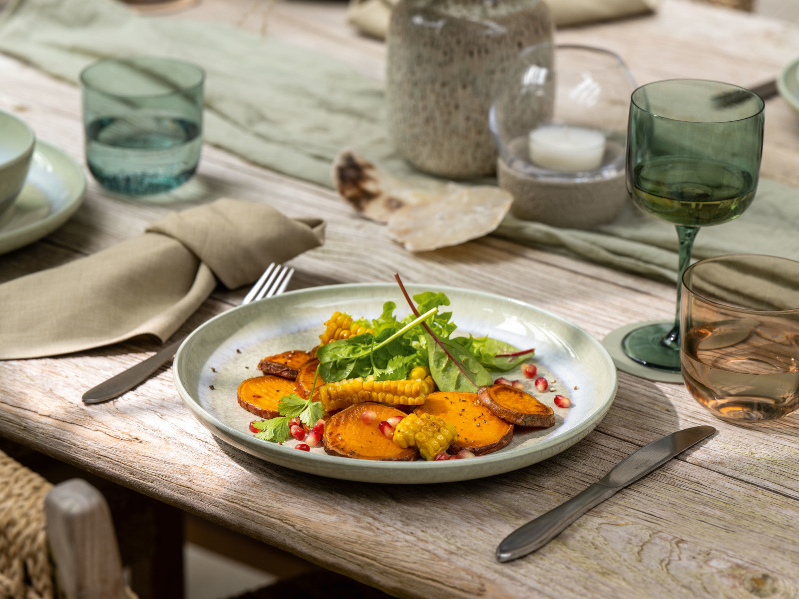 like Villeroy & Boch Perlemor Alga Speiseteller 27cm Set6 Lifestyle