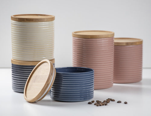 ladelle 60404 STAX Vorratsdose Mandel 12 cm