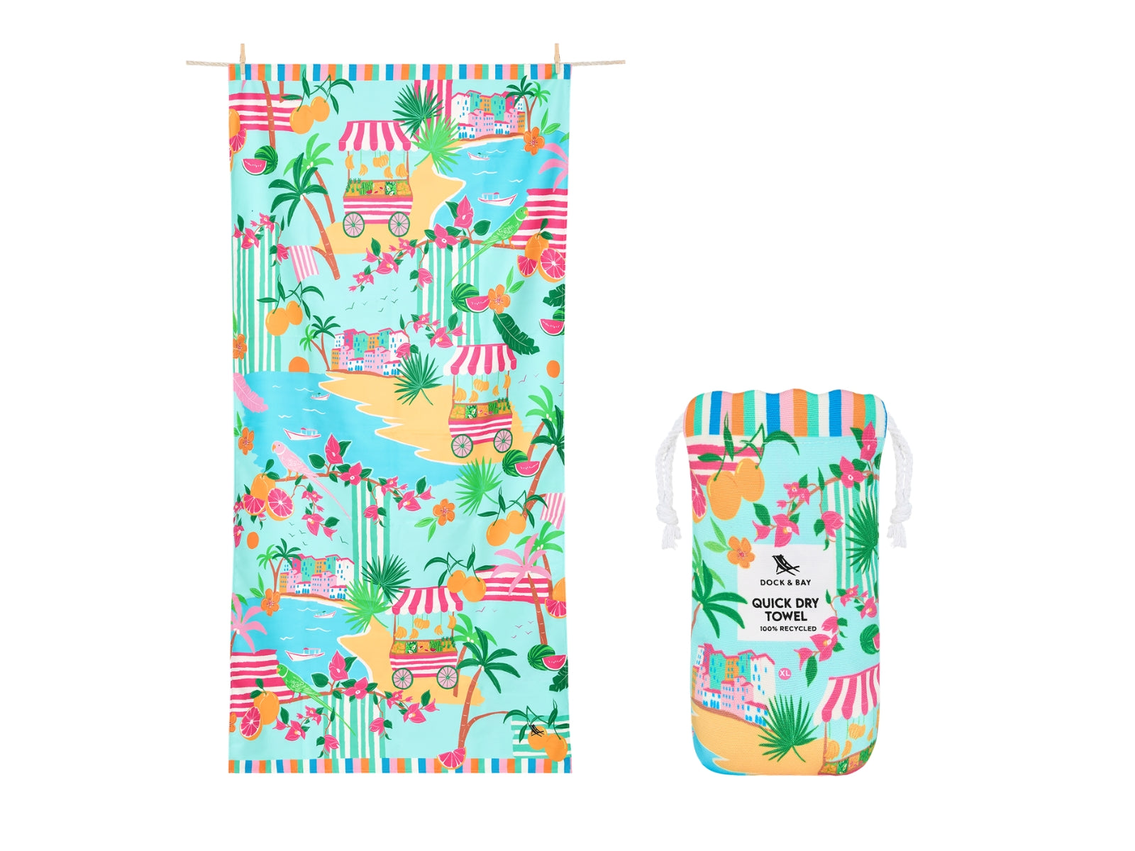 Dock & Bay Beach Towel XL Sweet Escape 200x90cm - Produktbild 1