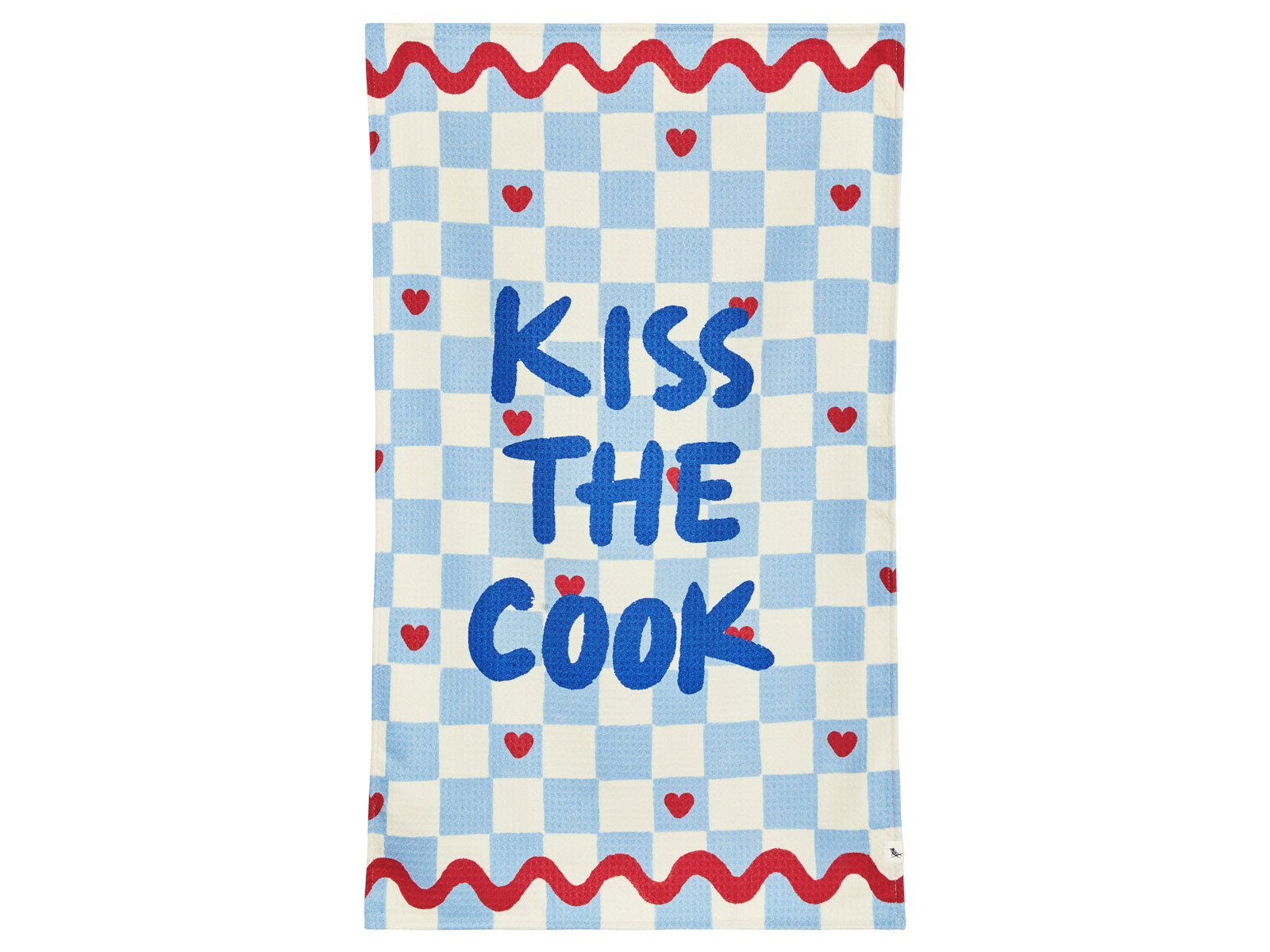 Dock & Bay Geschirrhandtuch Kiss The Cook 75x45cm Freisteller 1