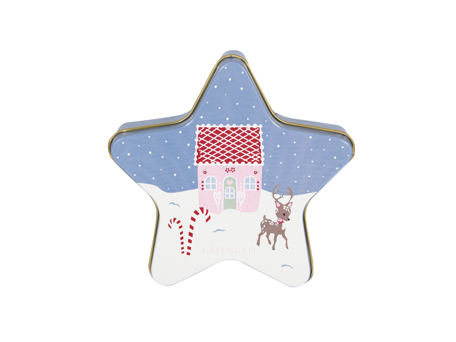 Greengate Laura homes Stern Dose Ausstechformen dusty blue  13cm Freisteller 1