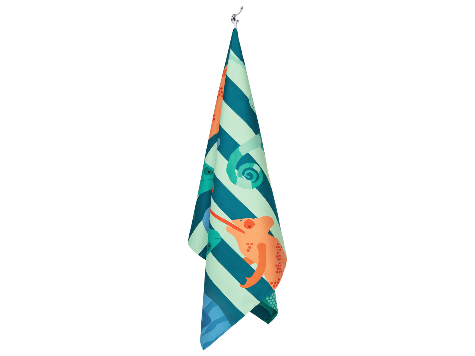 Dock & Bay Kids Beach Towel L Karma Chameleon 160x90cm Freisteller 2