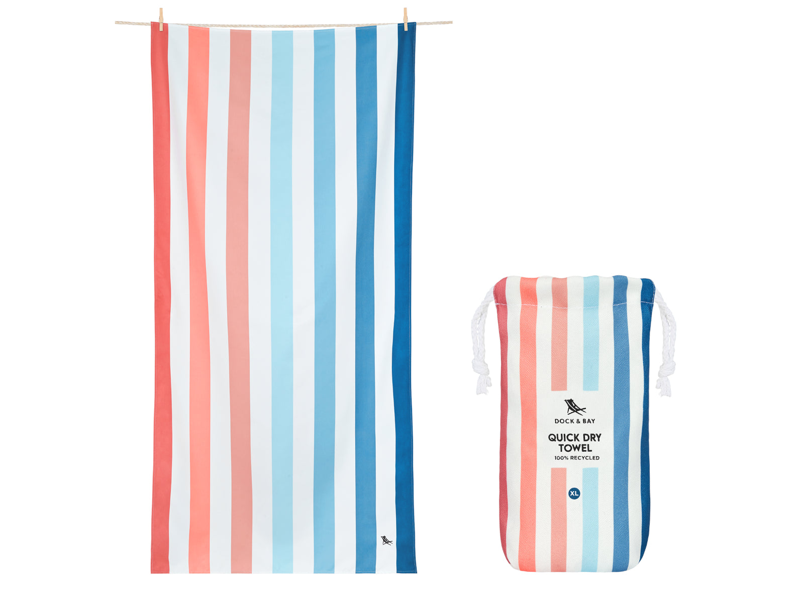 Dock & Bay Beach Towel XL Sand to Sea 200x90cm Freisteller 1