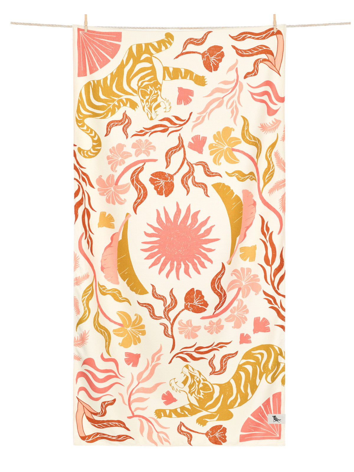 Dock & Bay Beach Towel XL Tiger Palm 180x90cm Freisteller 2