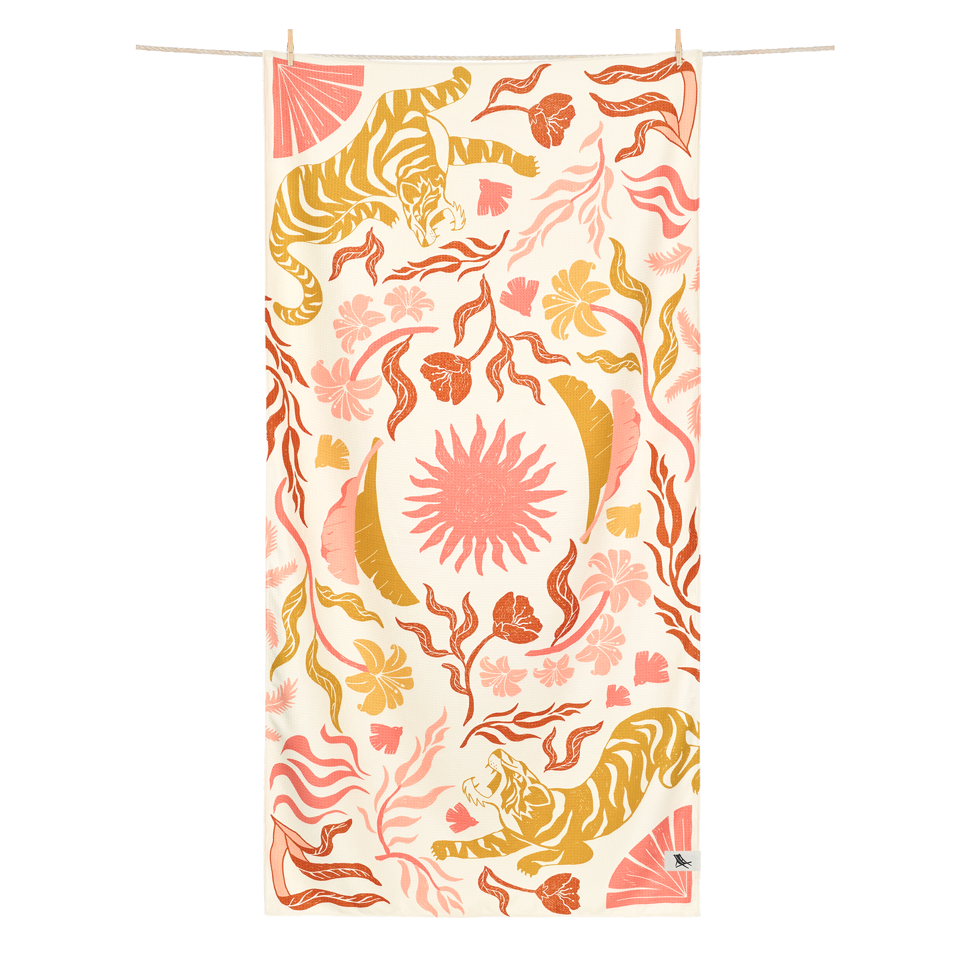 Dock & Bay Beach Towel L Tiger Palm 160x70cm Freisteller 2