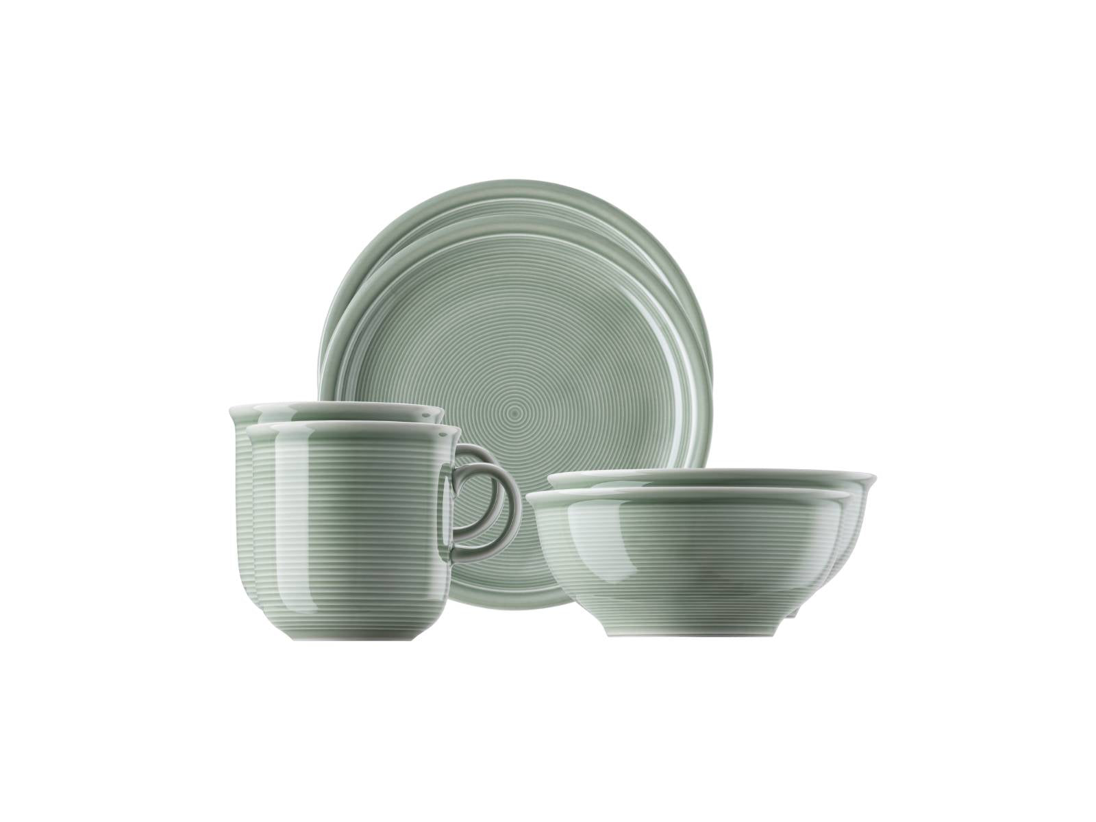 Thomas Trend Colour Moss Green Frühstücksset 6tlg
