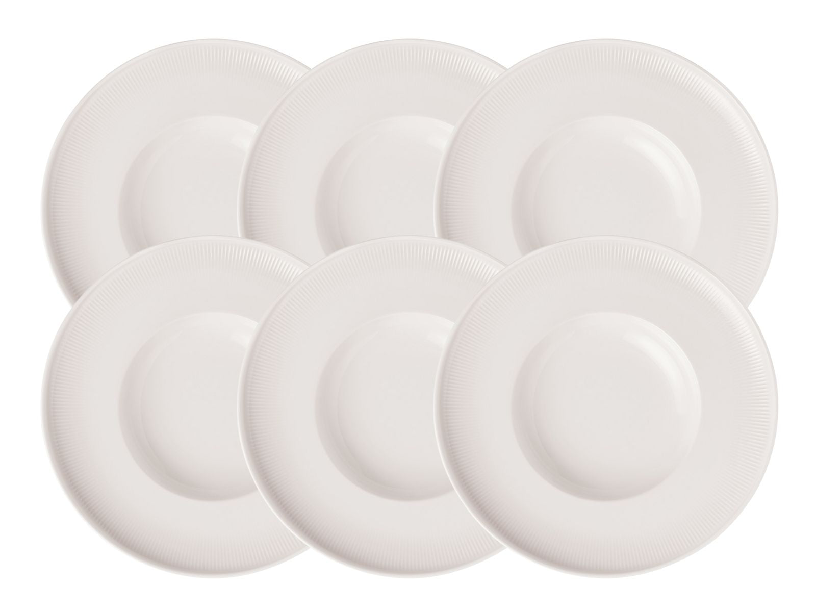 Villeroy & Boch Afina Teller tief weiß 25cm Set6 Freisteller