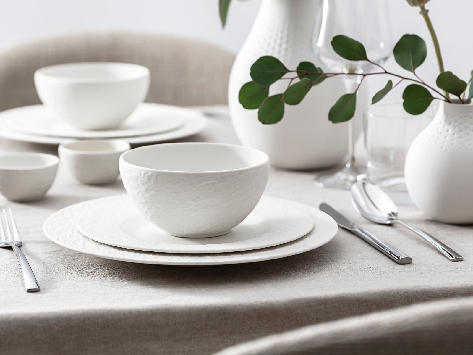 Villeroy & Boch Manufacture Rock blanc Dipschälchen 8 cm