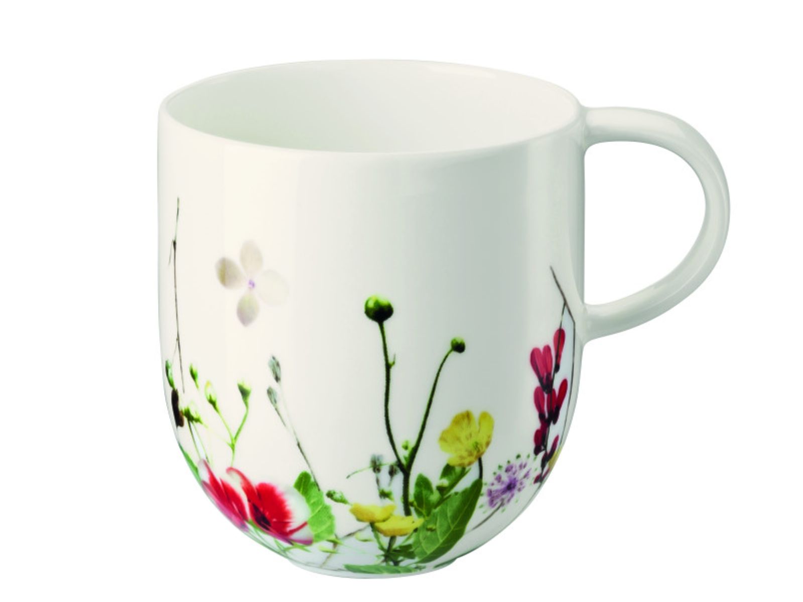 Rosenthal Brillance Fleurs Sauvages Becher mit Henkel 0,34l