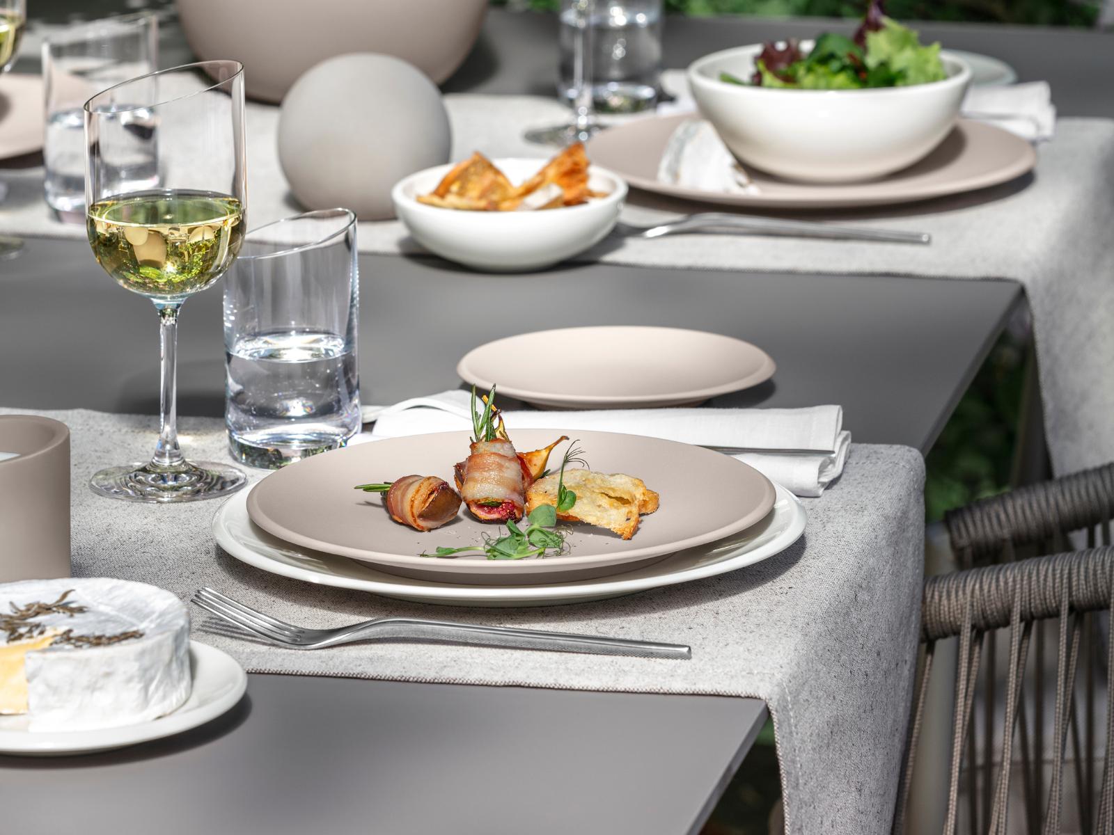 Villeroy & Boch NewMoon beige Speiseteller 27cm Set6 Lifestyle6