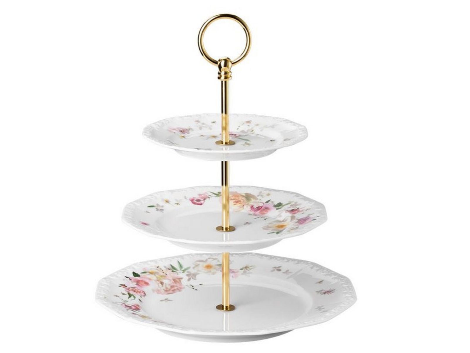 Rosenthal Maria Pink Rose Etagere Freisteller