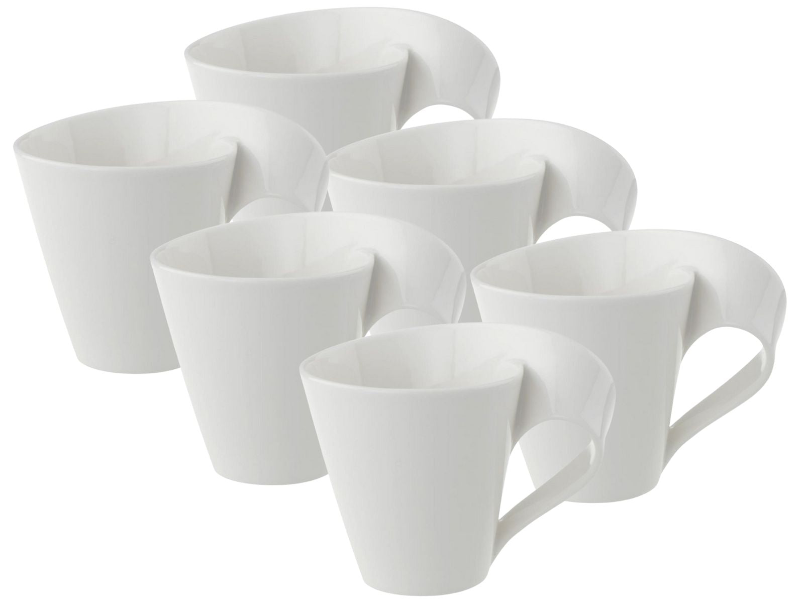 Villeroy & Boch New Wave Caffe Becher mit Henkel 0,25 l Set6 Freisteller