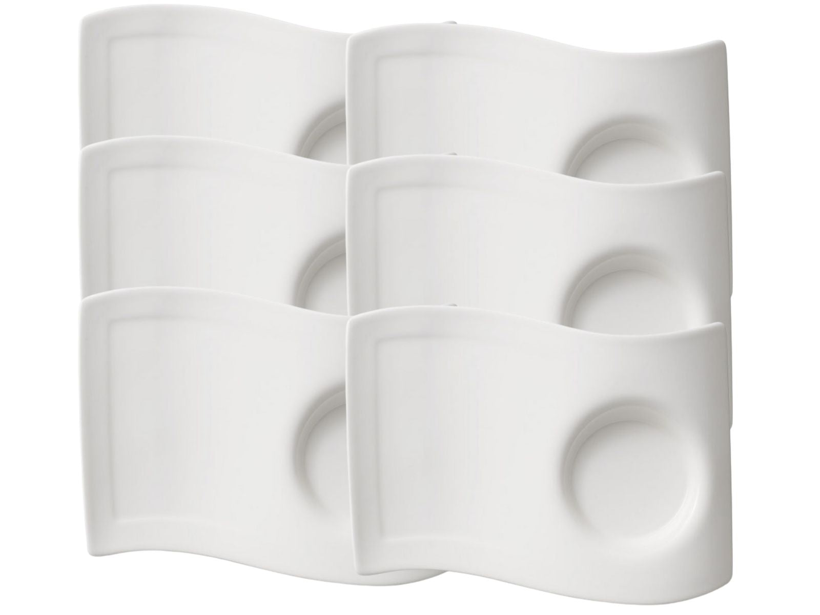 Villeroy & Boch New Wave Caffe Partyplate mittel 20 x 14 cm Set6 Lifestyle