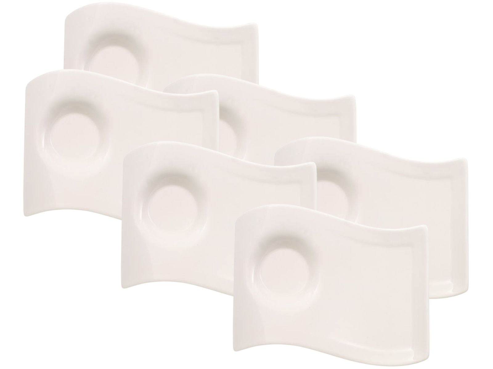 Villeroy & Boch New Wave Caffe Partyplate klein 17 x 13 cm Set6 Freisteller