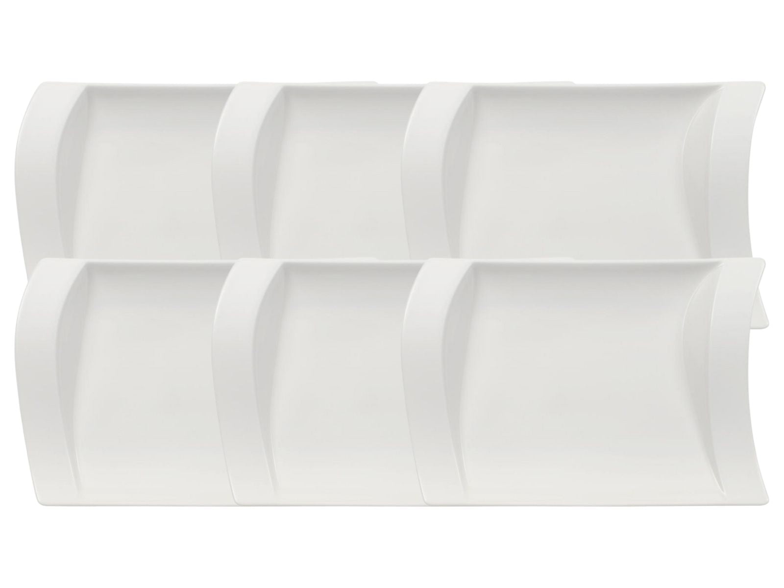 Villeroy & Boch New Wave Beilagenplatte 21 x 15 cm Set6 Freisteller