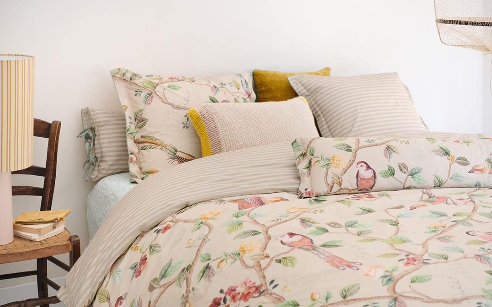 PIP STUDIO Bonnuit Tagesdecke gestrickt Throw white 130x170cm (1Stück)