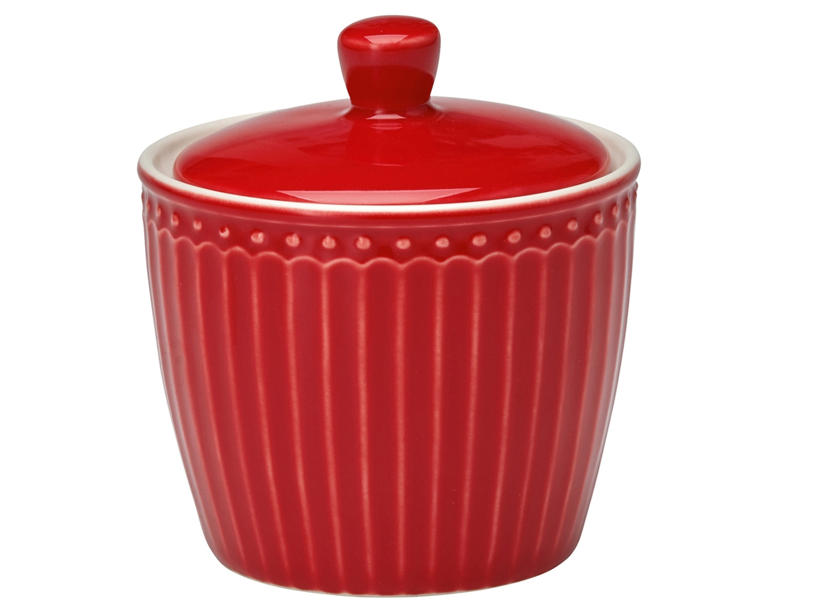 Greengate Alice Zuckerdose red 10 cm