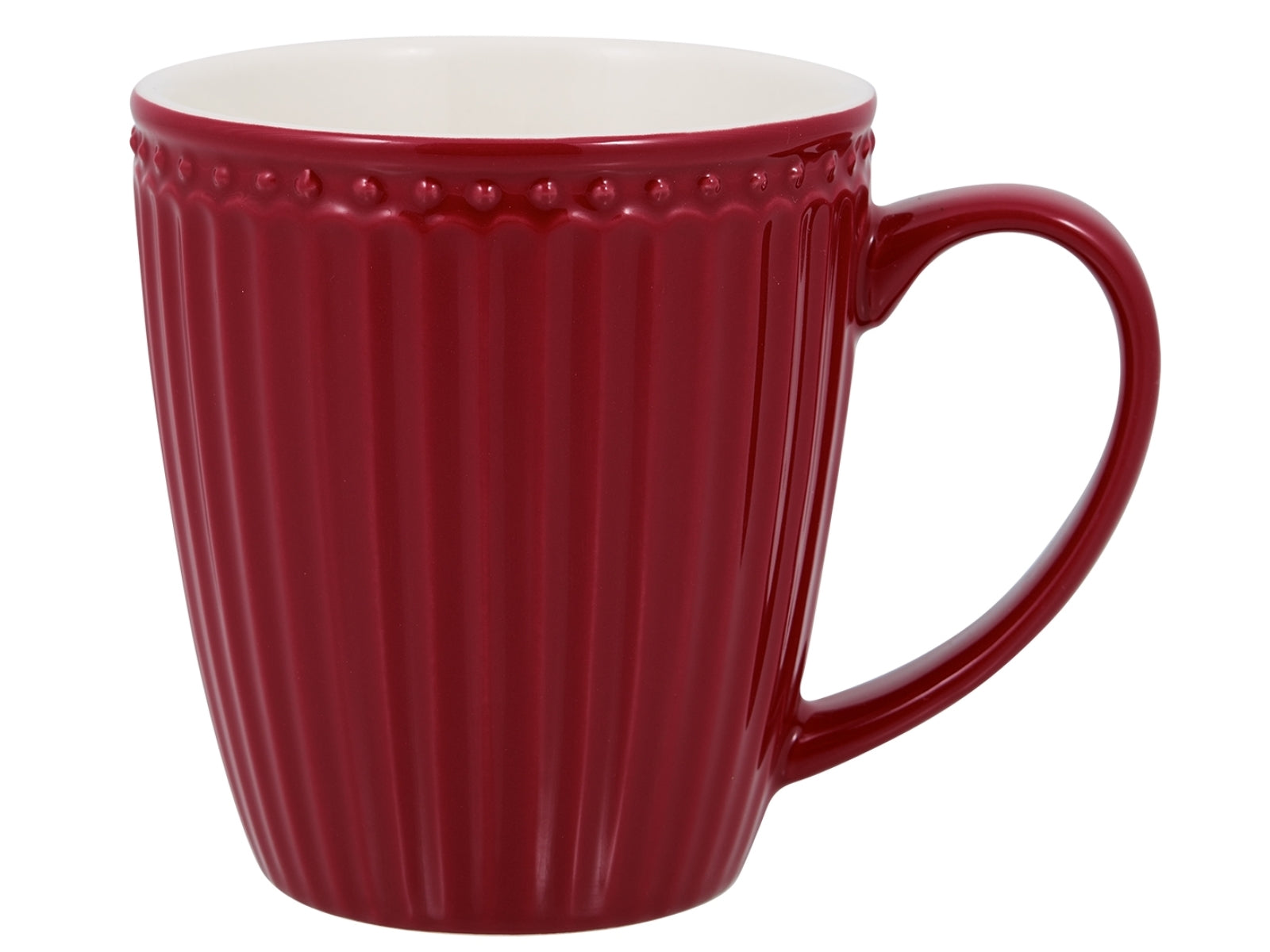 Greengate Alice Becher mit Henkel claret red 0,4 l