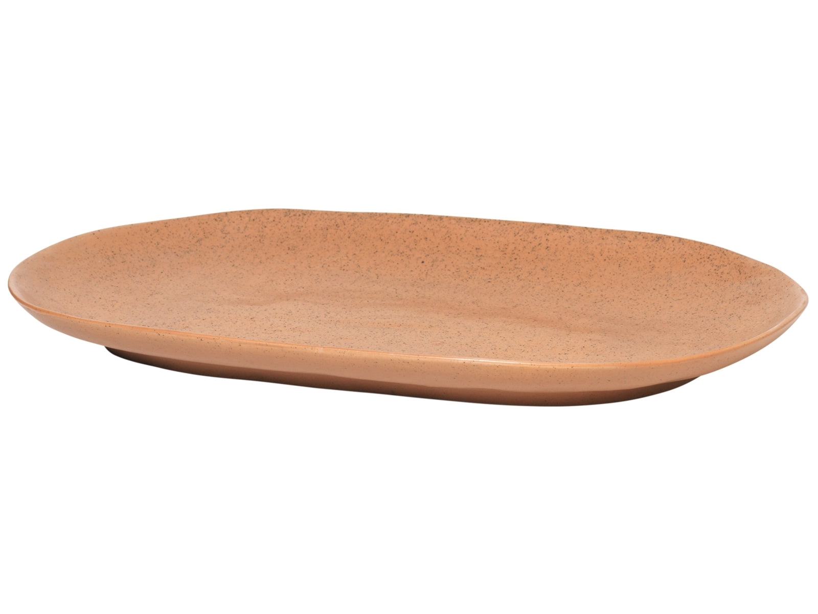 5710688186112 Broste Copenhagen Shape Camel mit Struktur Platte 36 x 22,5 cm