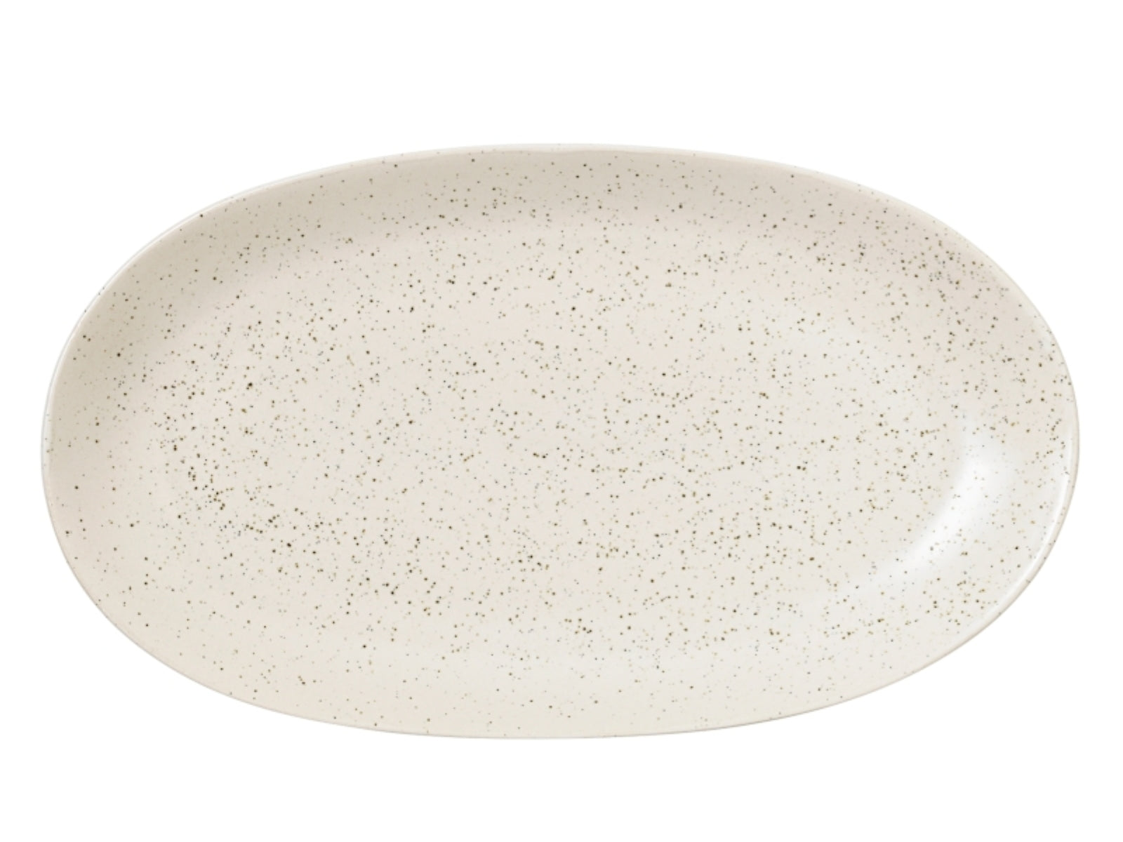Broste Copenhagen NORDIC VANILLA Platte oval L 17 x 30 cm