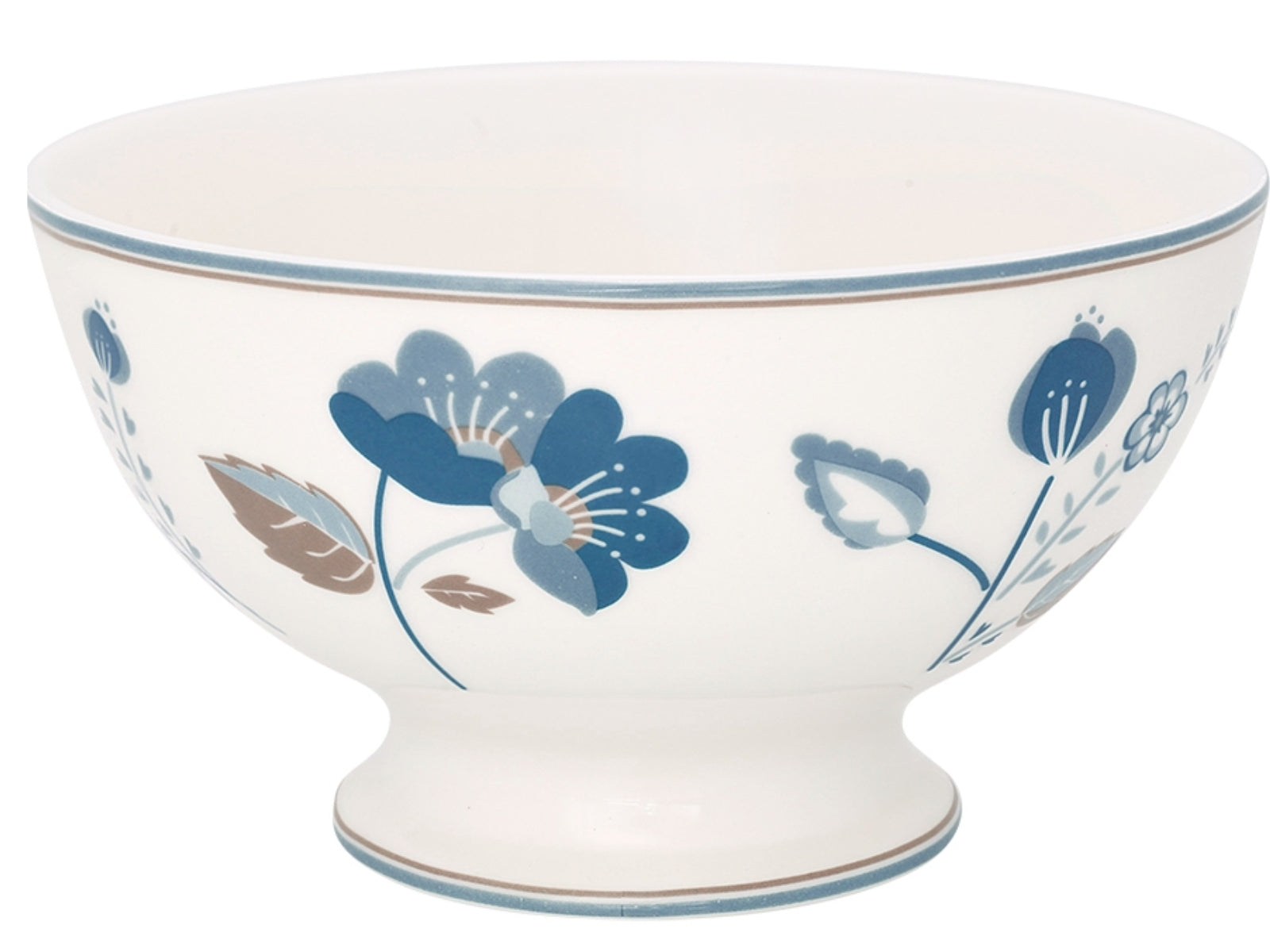 Greengate Mozy Veggie Bowl white 11 x 19 cm