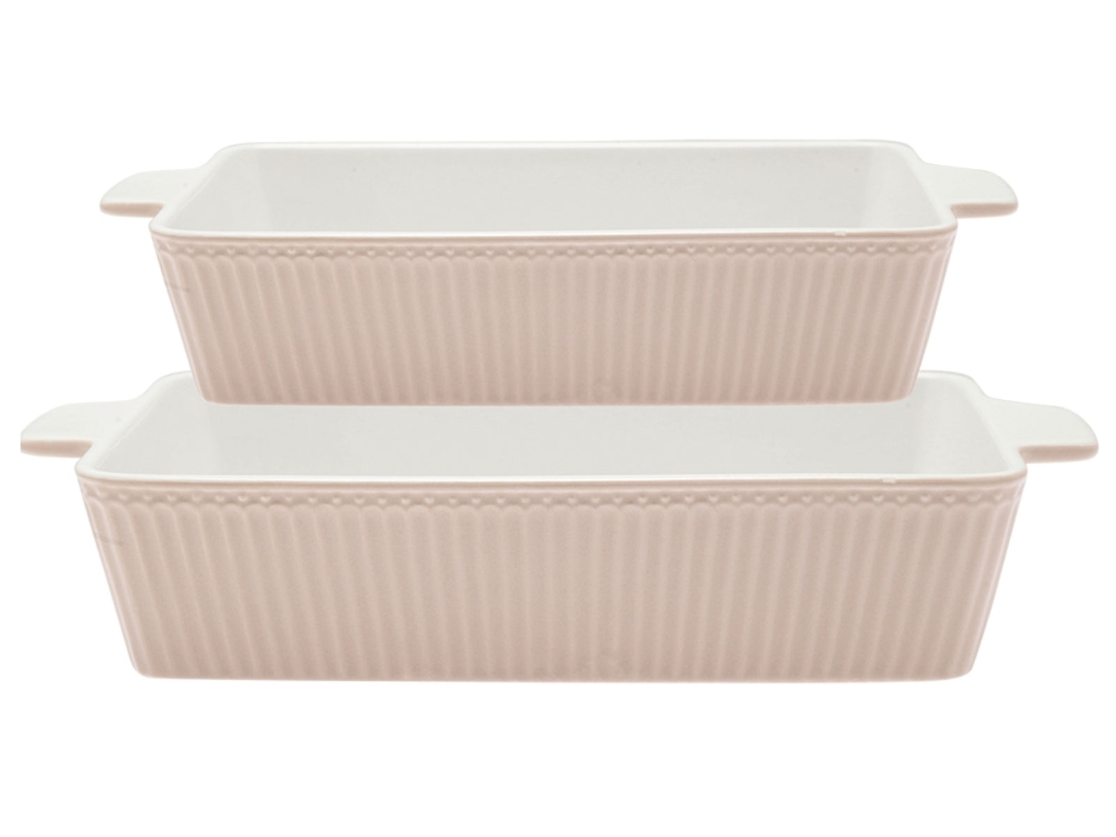 Greengate Alice Auflaufform creamy fudge Set2