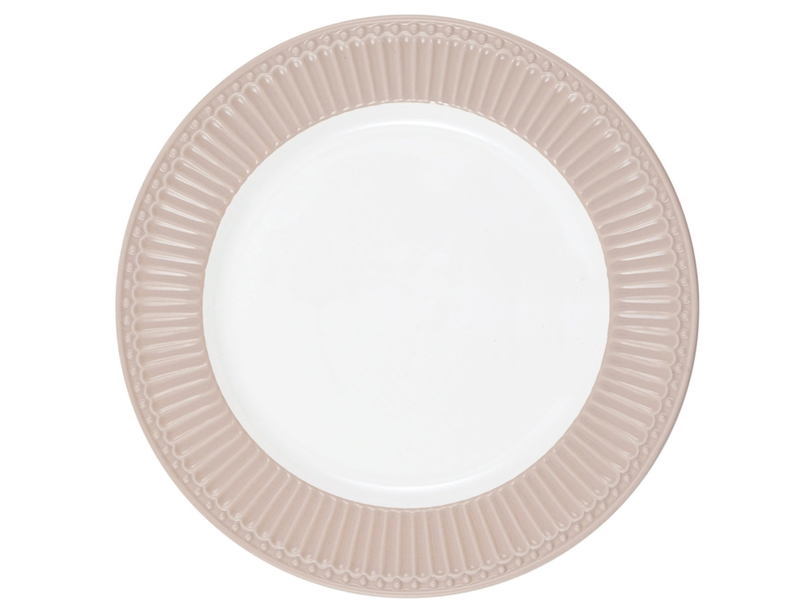 5707463408538 Greengate Alice Speiseteller creamy fudge 26,5 cm