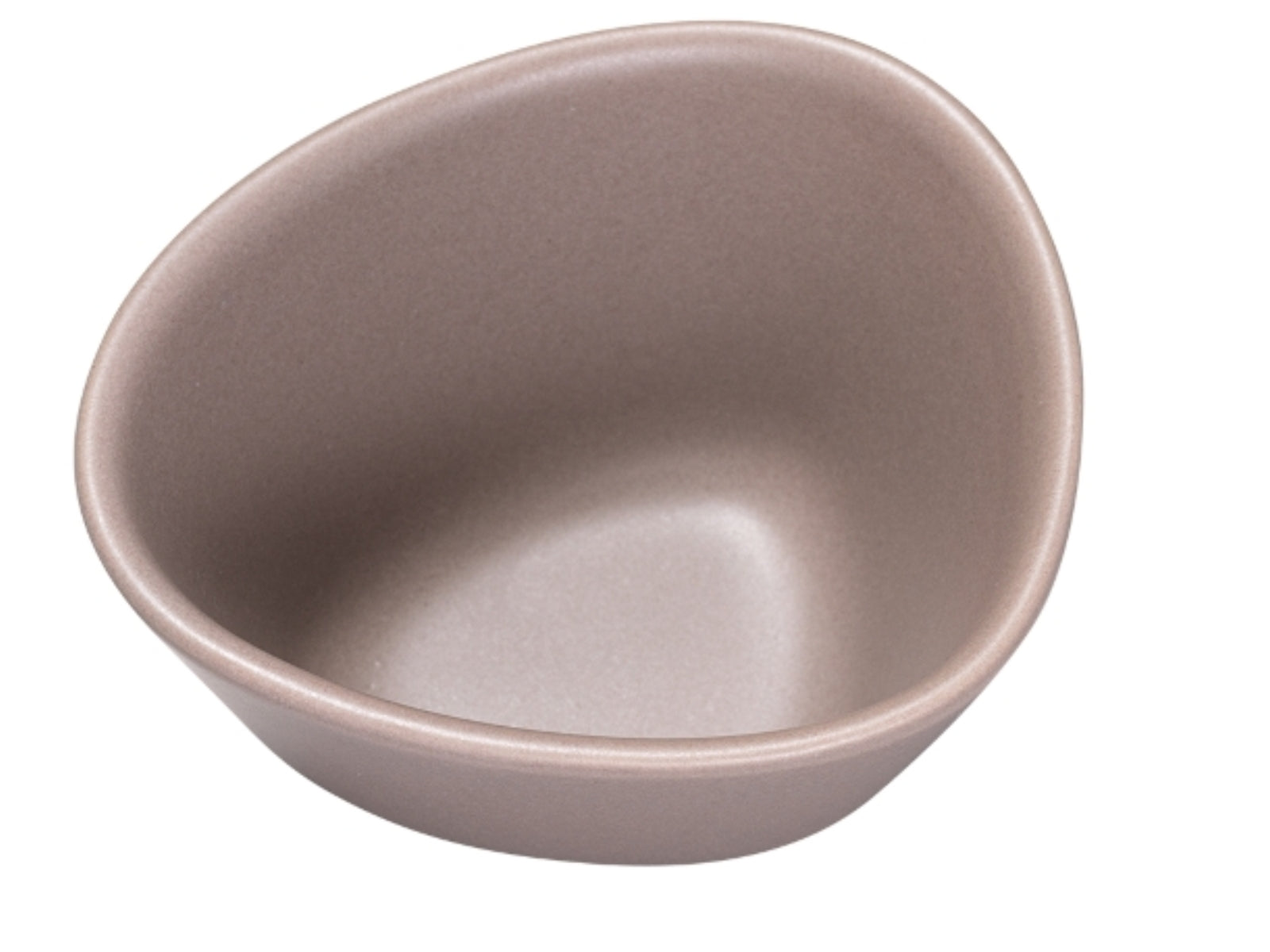 LIND DNA Curve Stoneware Bowl S warm grey