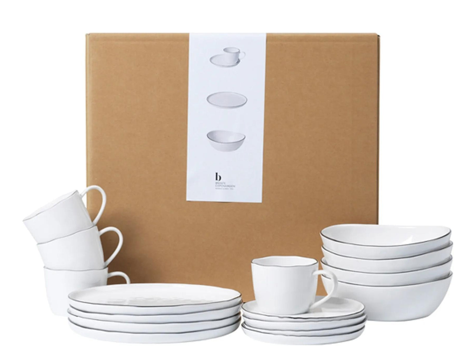 Broste Copenhagen SALT Frühstücksset 12tlg