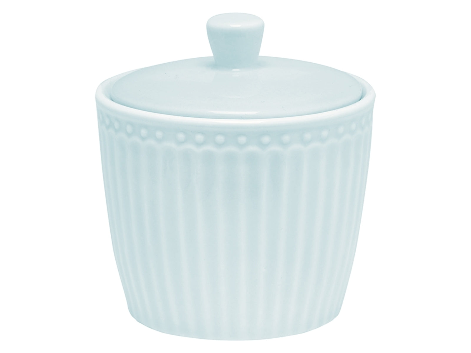 Greengate Alice Zuckerdose pale blue 10 cm