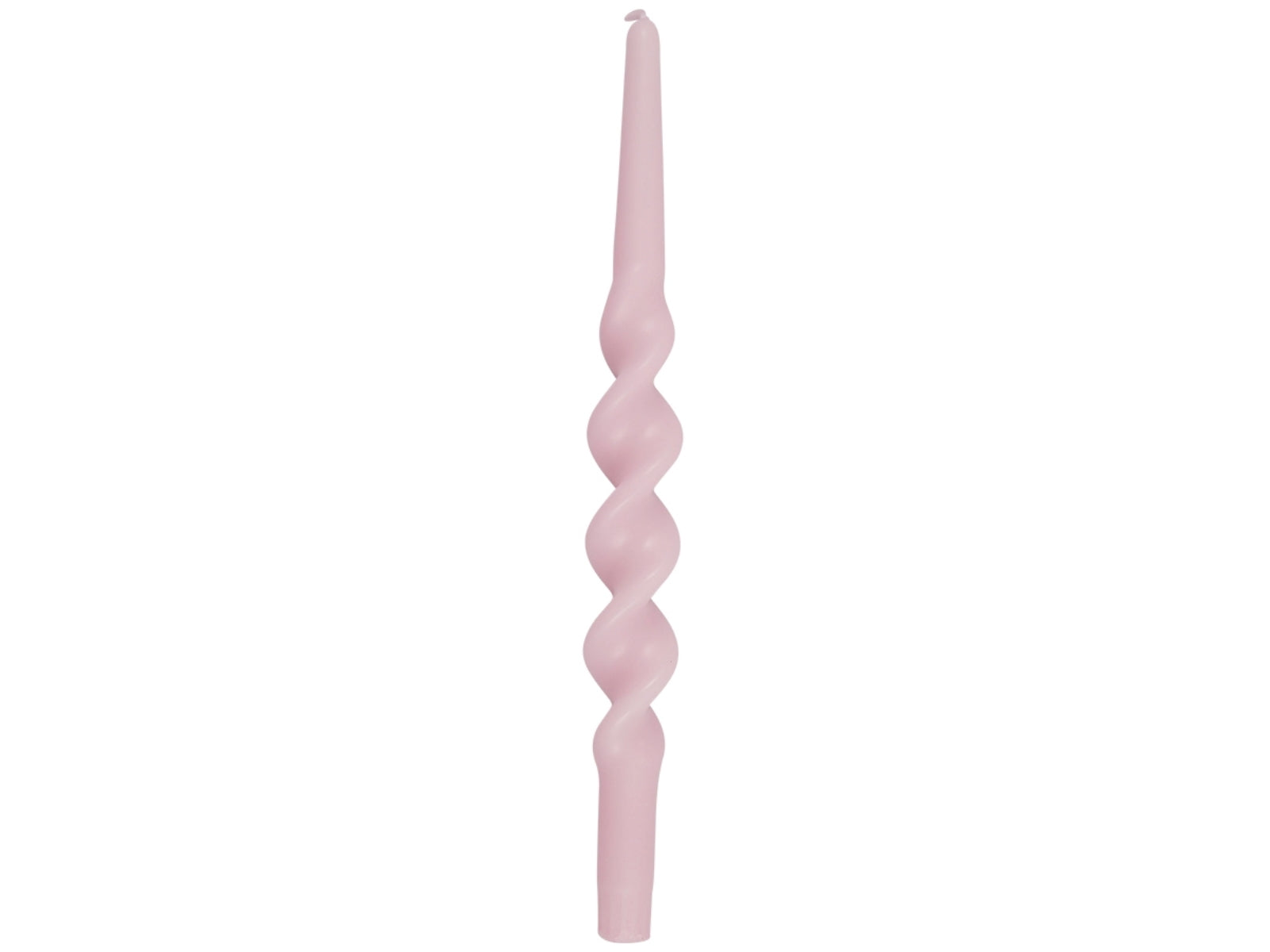 Greengate Kerze semi twisted pale pink large 2 Stück