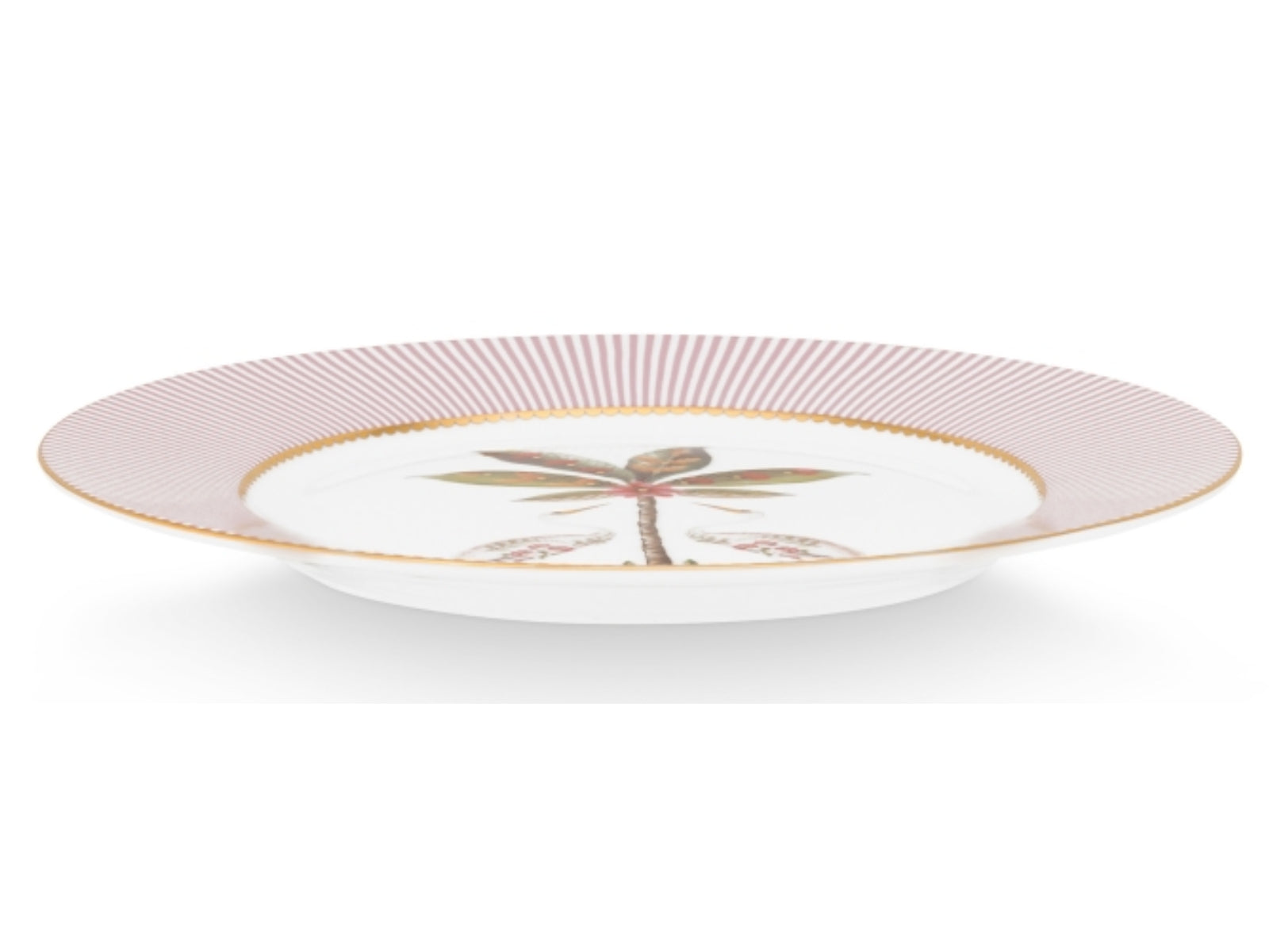 PIP STUDIO La Majorelle Frühstücksteller pink m. Reiher 21 cm