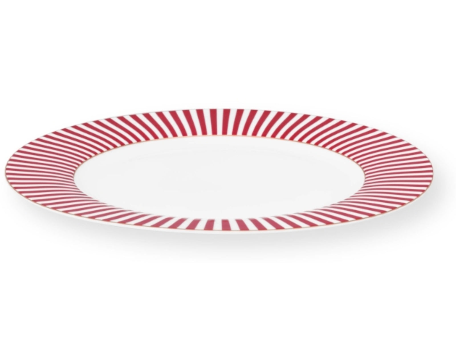 PIP STUDIO Royal Stripes Speiseteller dark pink 26,5 cm