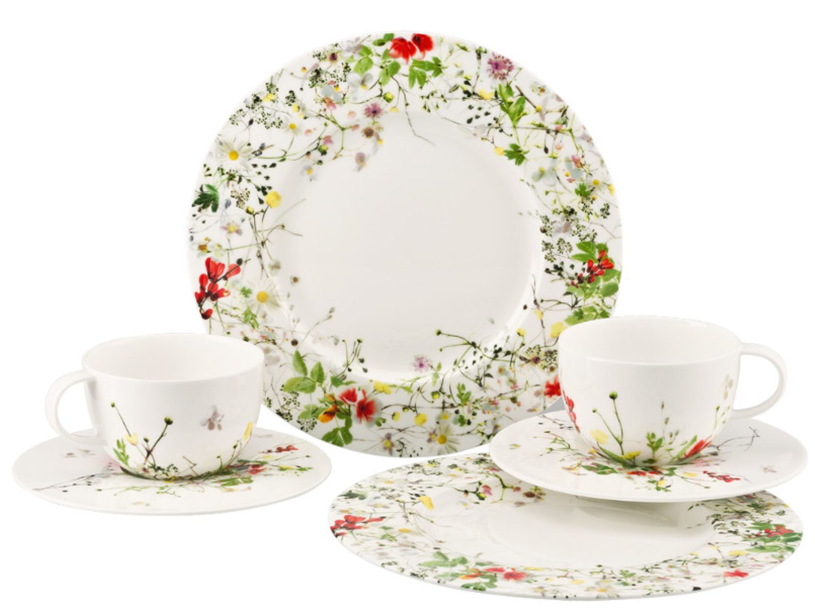 Rosenthal Brillance Fleurs Sauvages Set 6tlg. Fahne