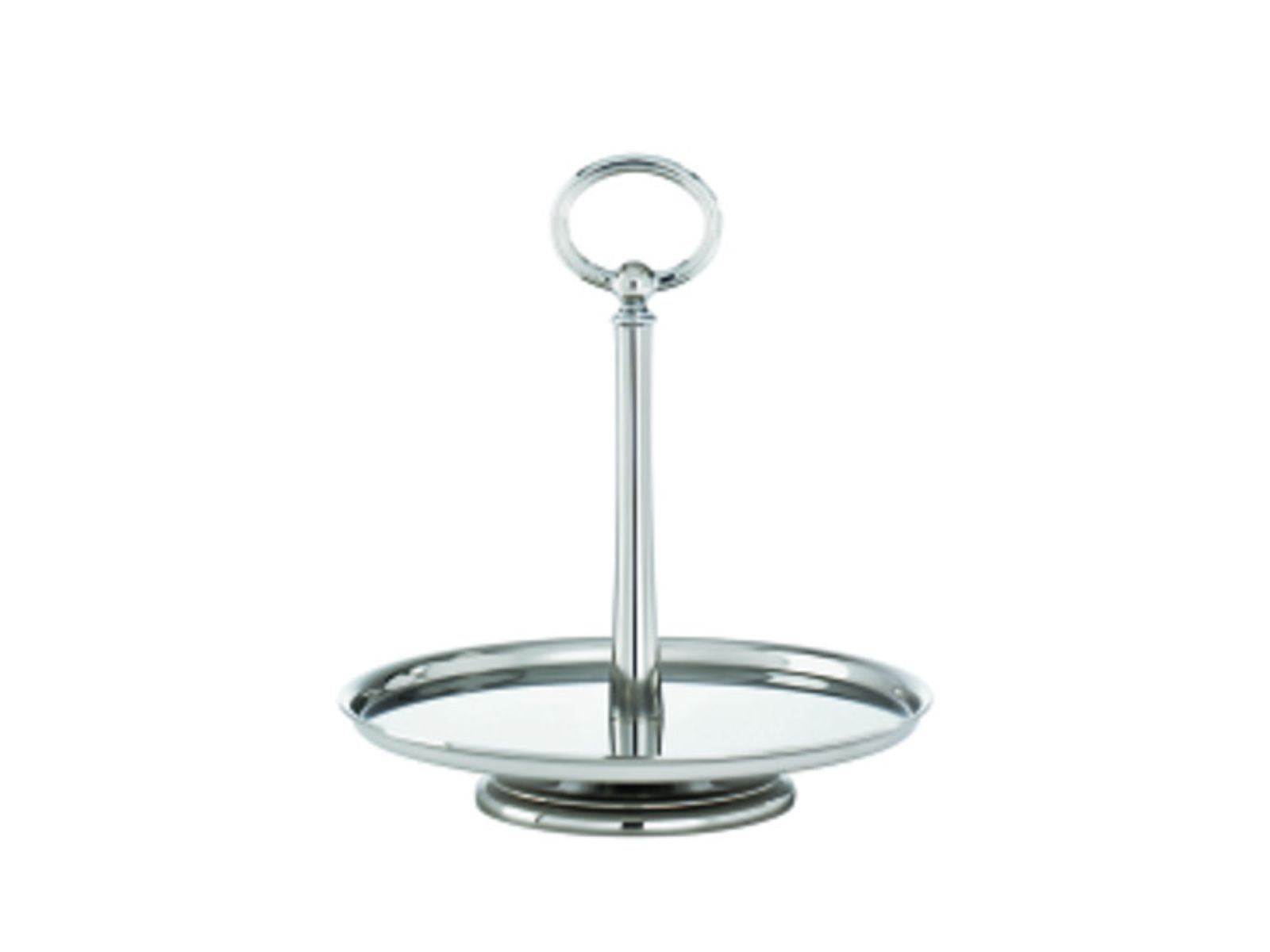 Sambonet Elite Gebäckschale auf Fuss 18 cm Edelstahl 18/10