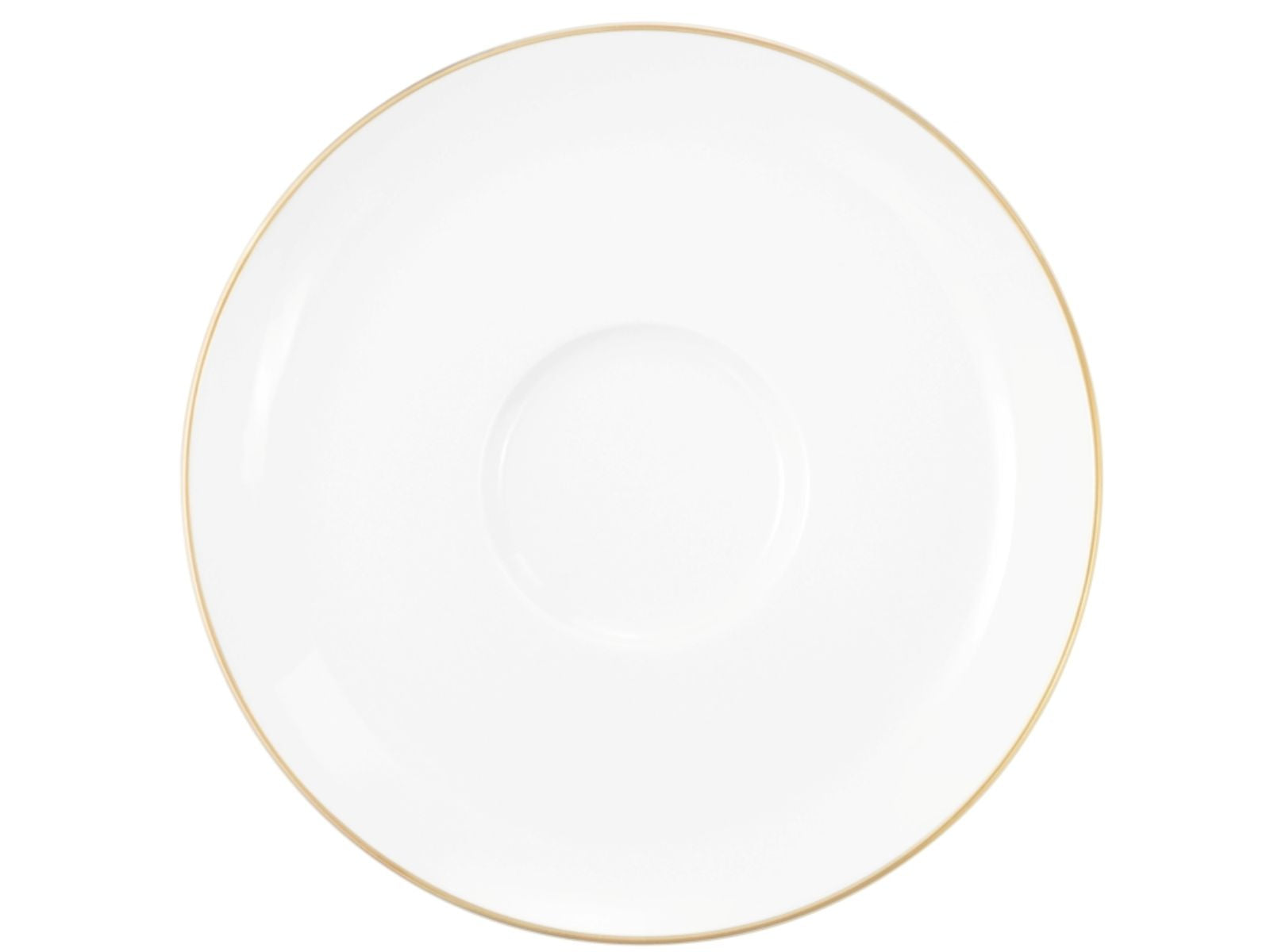 Seltmann Weiden Liberty Goldrand Kombi-Untertasse groß 16,5 cm