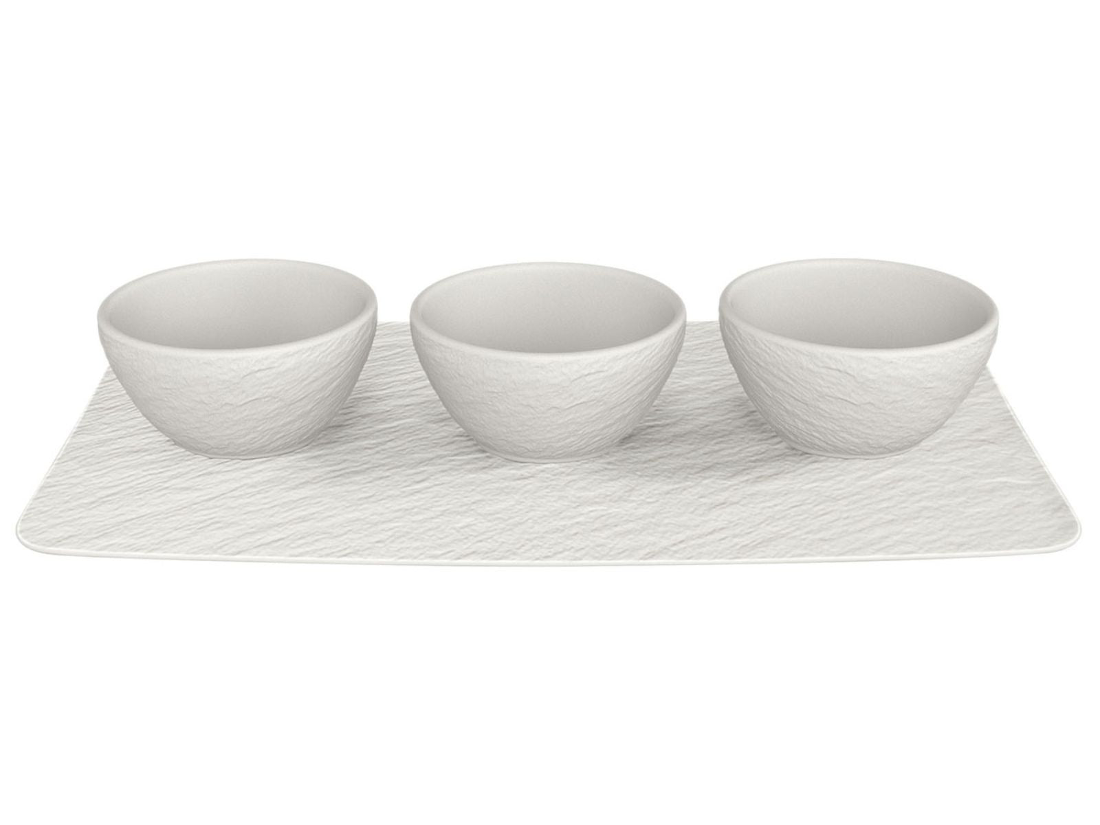 Villeroy & Boch Manufacture Rock blanc Set Dipschälchen 4tlg.