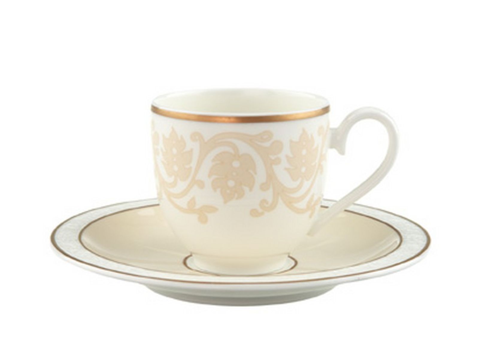 Villeroy & Boch Ivoire Mokka-/Espressotasse mit Untertasse 2tlg.
