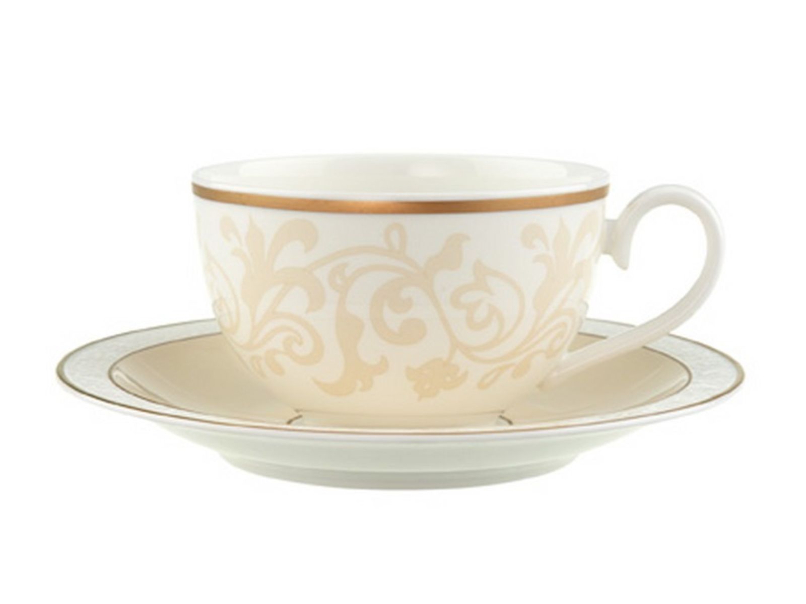 Villeroy & Boch Ivoire Frühstückstasse mit Untertasse 2tlg.