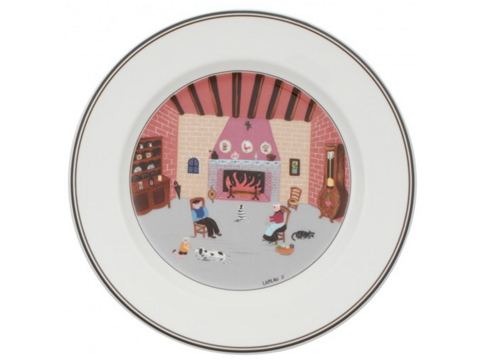 Villeroy & Boch Design Naif Speiseteller Kamin 27 cm